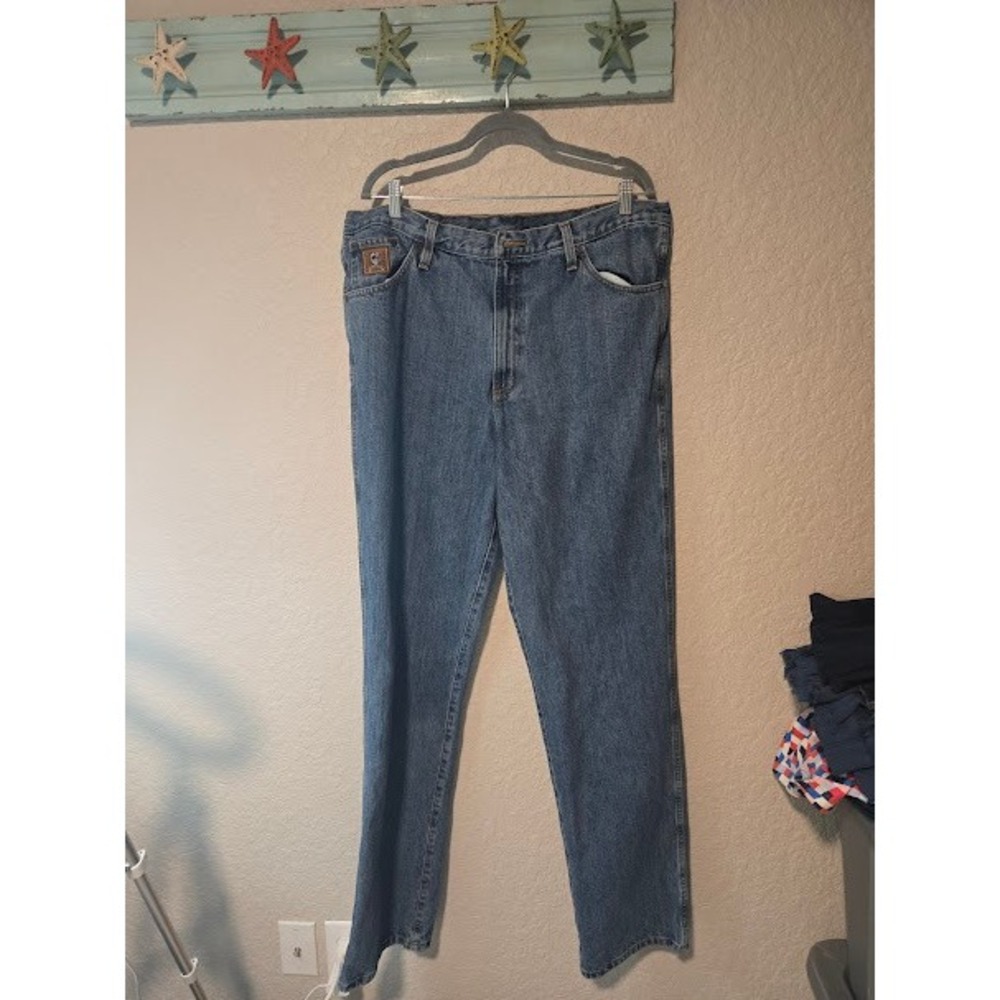 Cinch Light Wash Boot Cut Jeans 40x 36